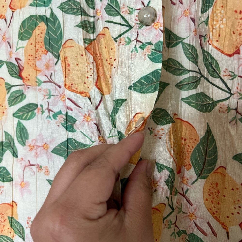 Polagram Citrus and Floral Maxi Skirt - Picture 3 of 7